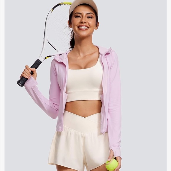 CRZ YOGA Crossover Butterfly Shorts - Picture 2 of 7